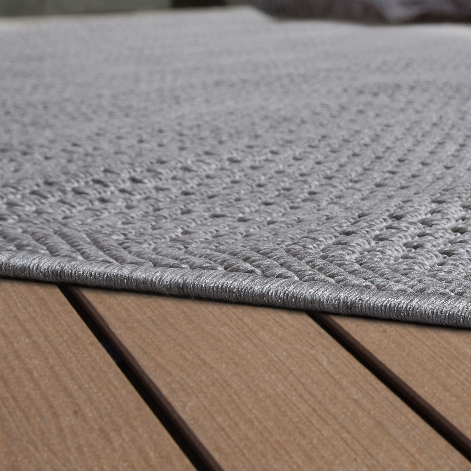 In- & Outdoor-Teppich Timba Grau Modern