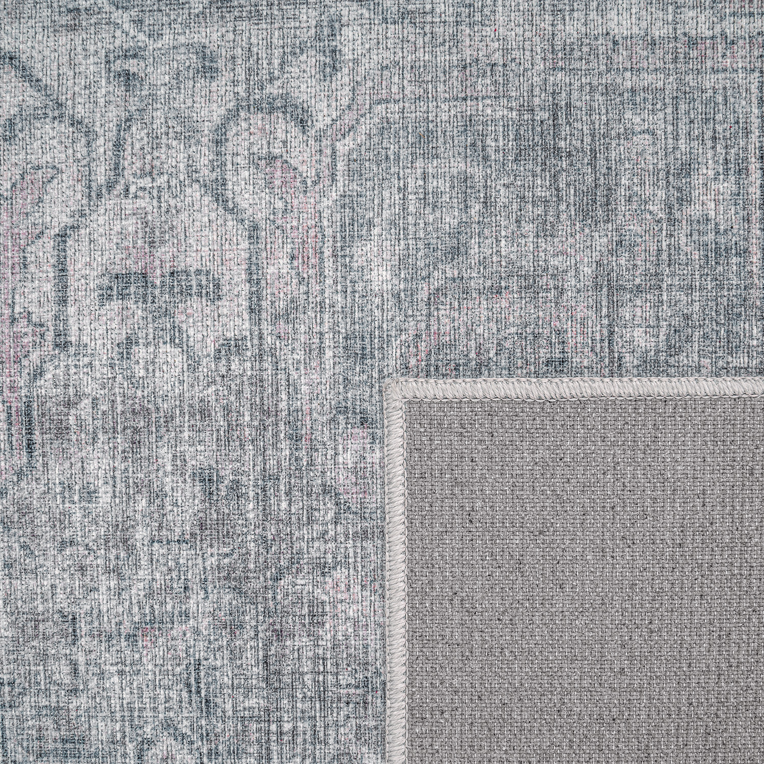 Teppich Esszimmer Vintage Orientalisches Design Grau Orientalisch