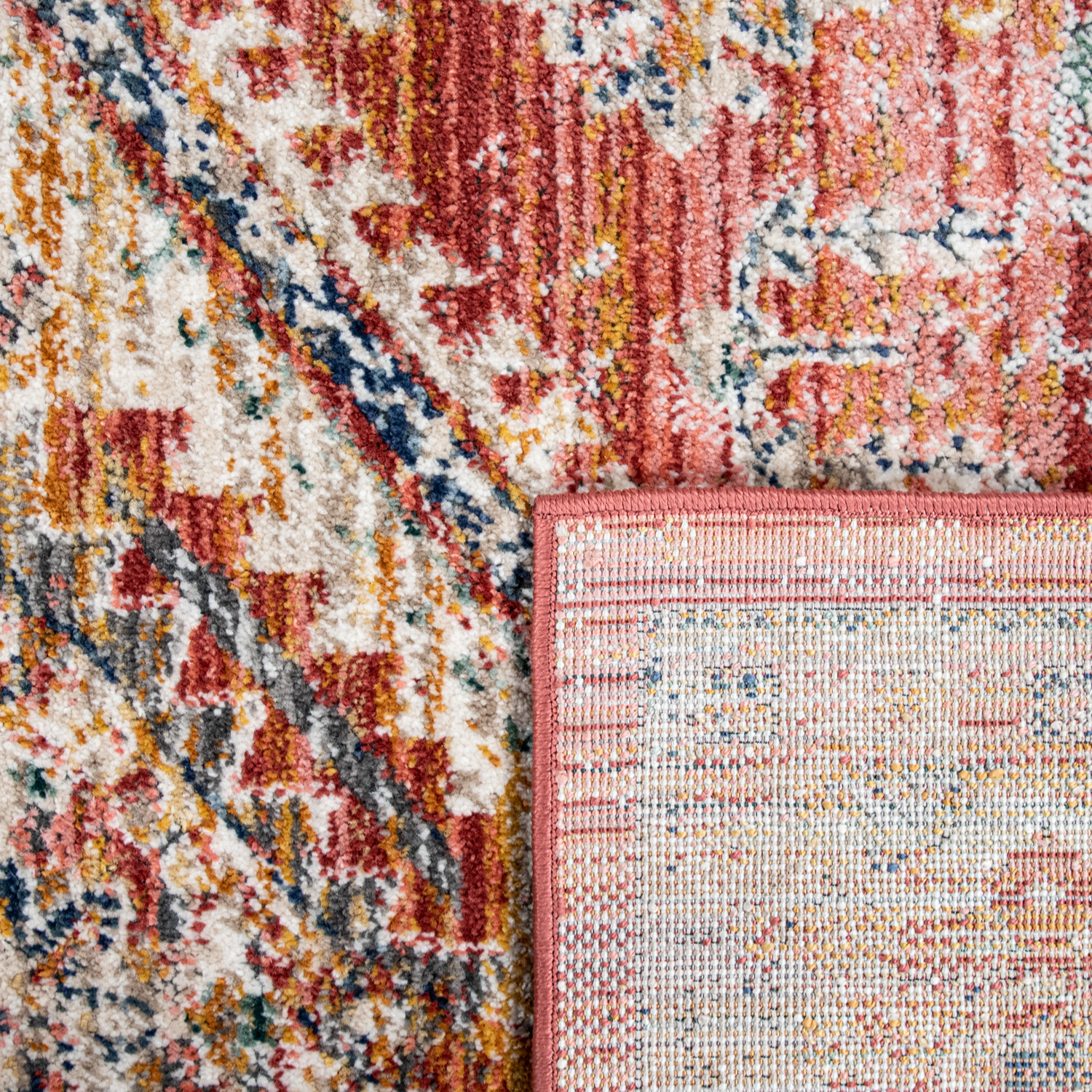 Teppich Schlafzimmer Orientalisches Muster Bordüre Rot Orientalisch