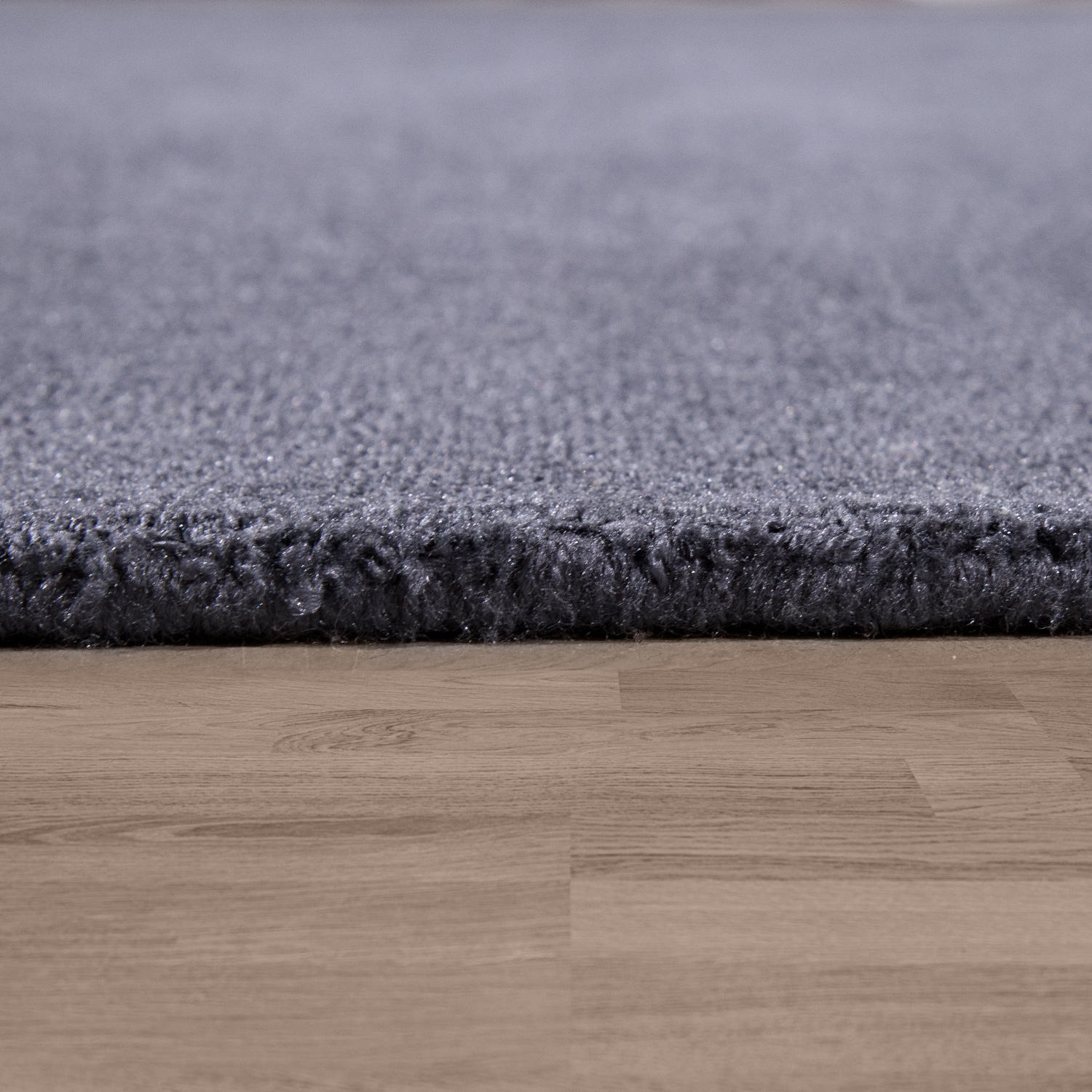 Teppich Wohnzimmer Handgewebt Einfarbiges Muster Grau Skandinavisch