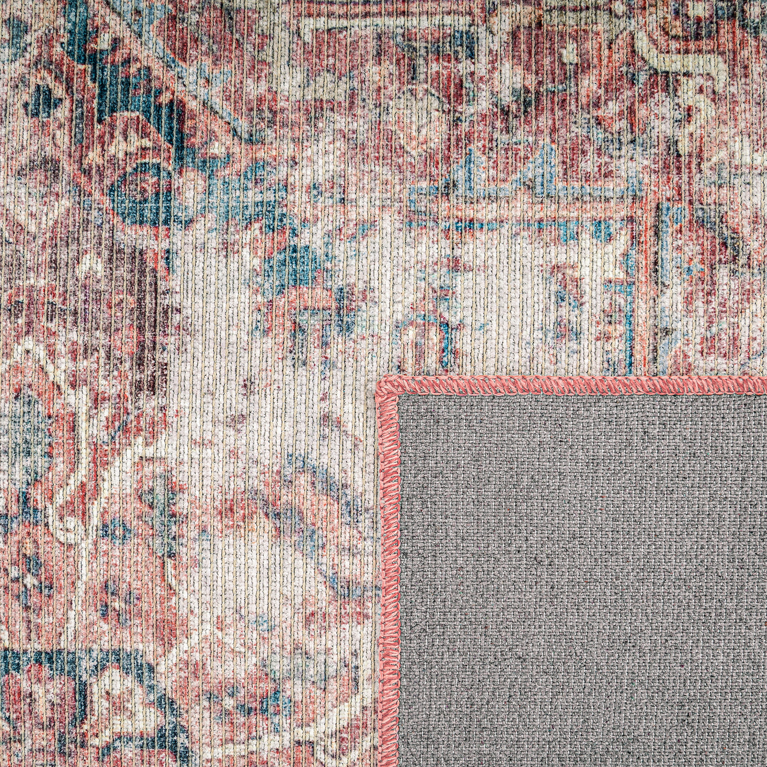 Teppich Esszimmer Vintage Marokkanisches Design Mehrfarbig Orientalisch