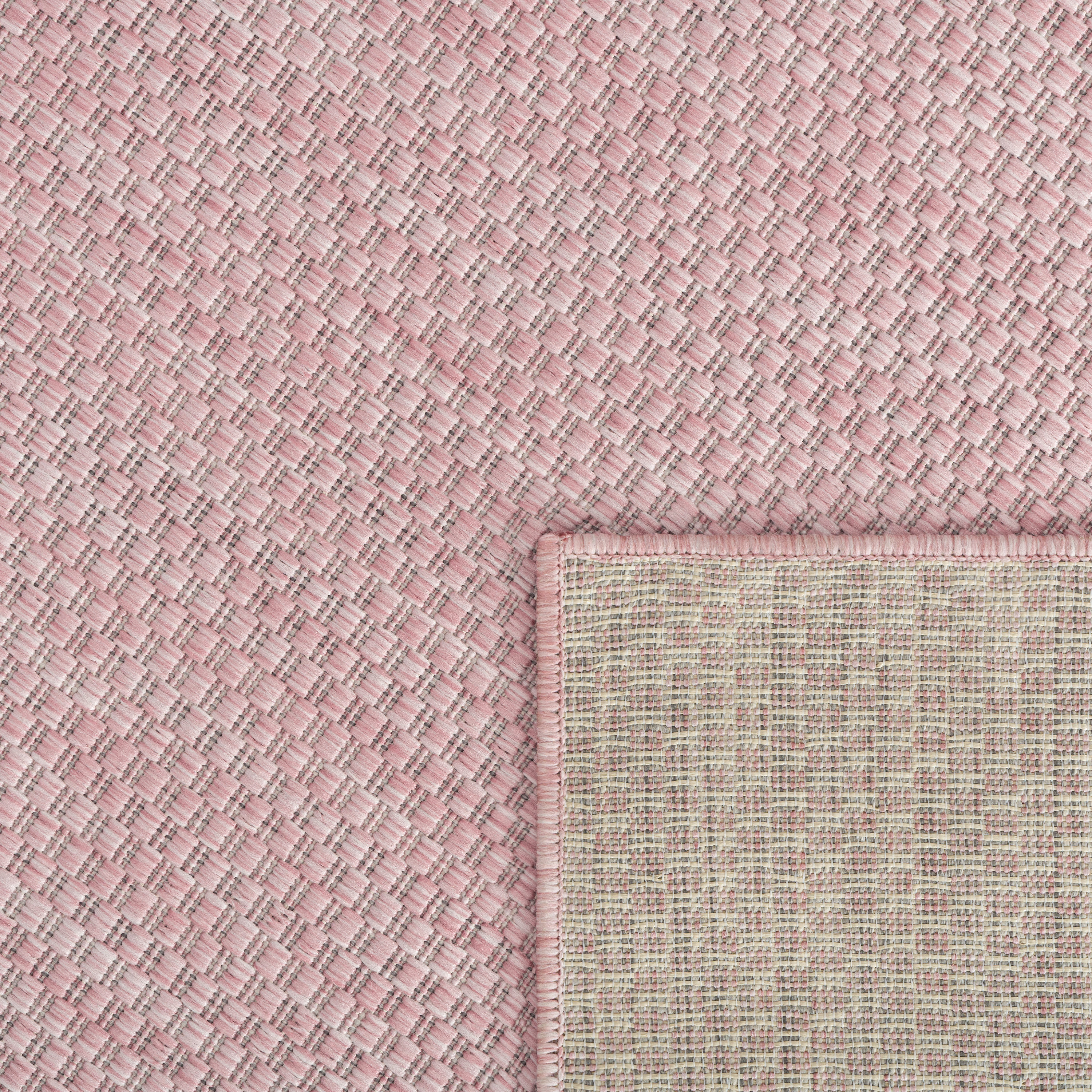 In- & Outdoor-Teppich Venezia Pink Uni