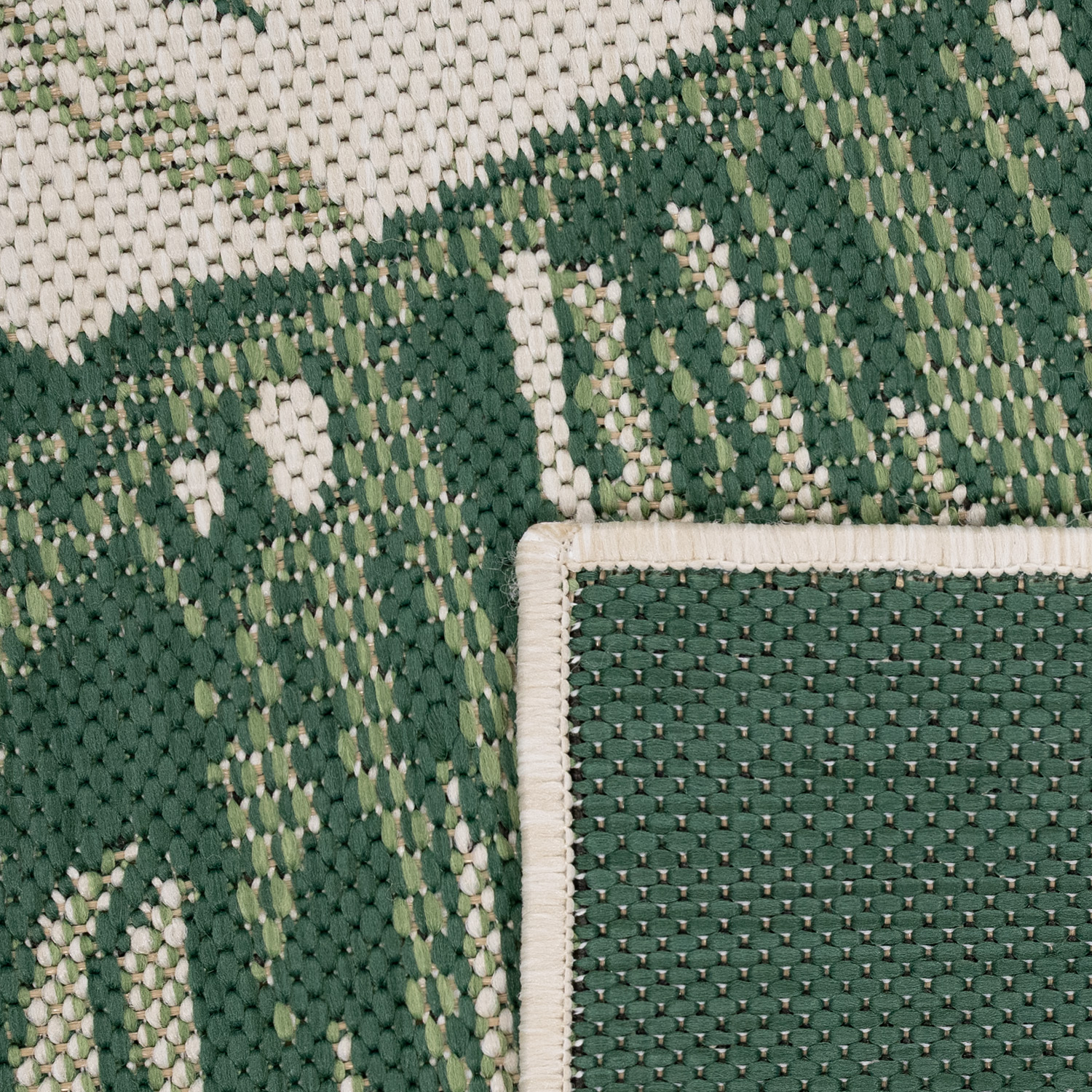 Teppich Garten Küche Dschungel Florales Muster Grün Mit Motiv