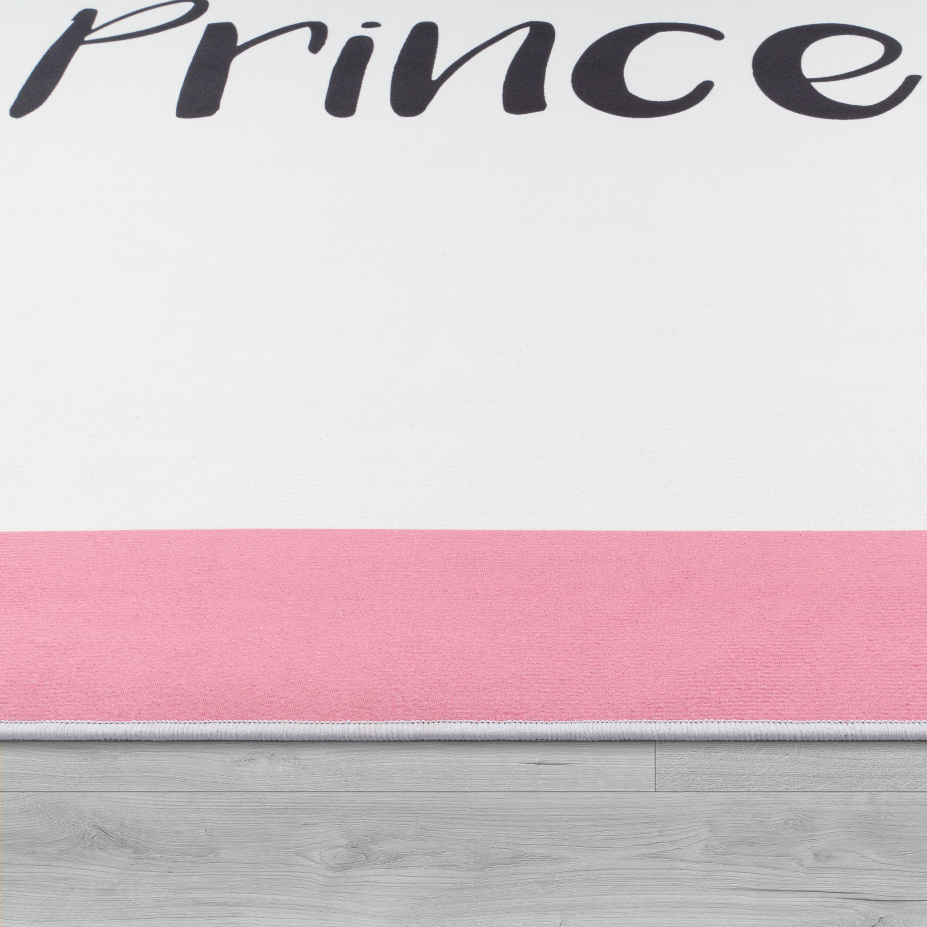 Spielteppich Kinderzimmer Prinzessin Motiv Spruch Pink 