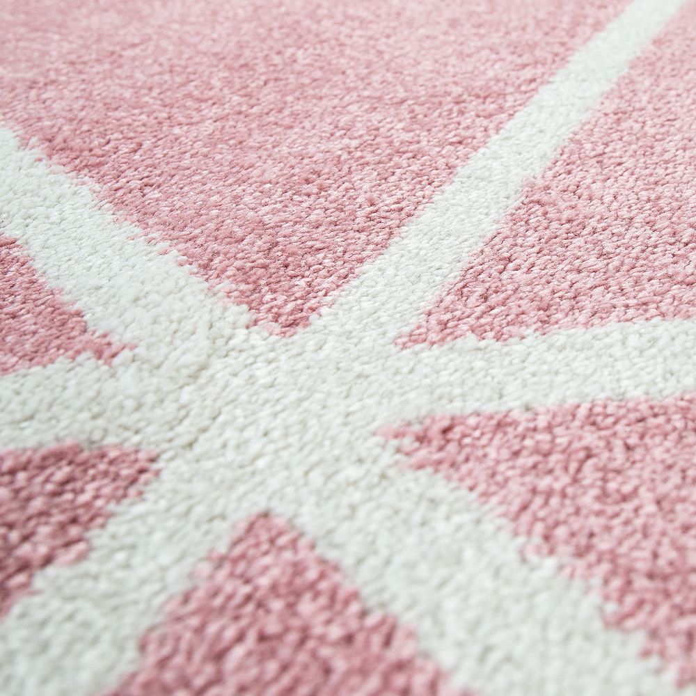 Moderner-Teppich Bella Pink 