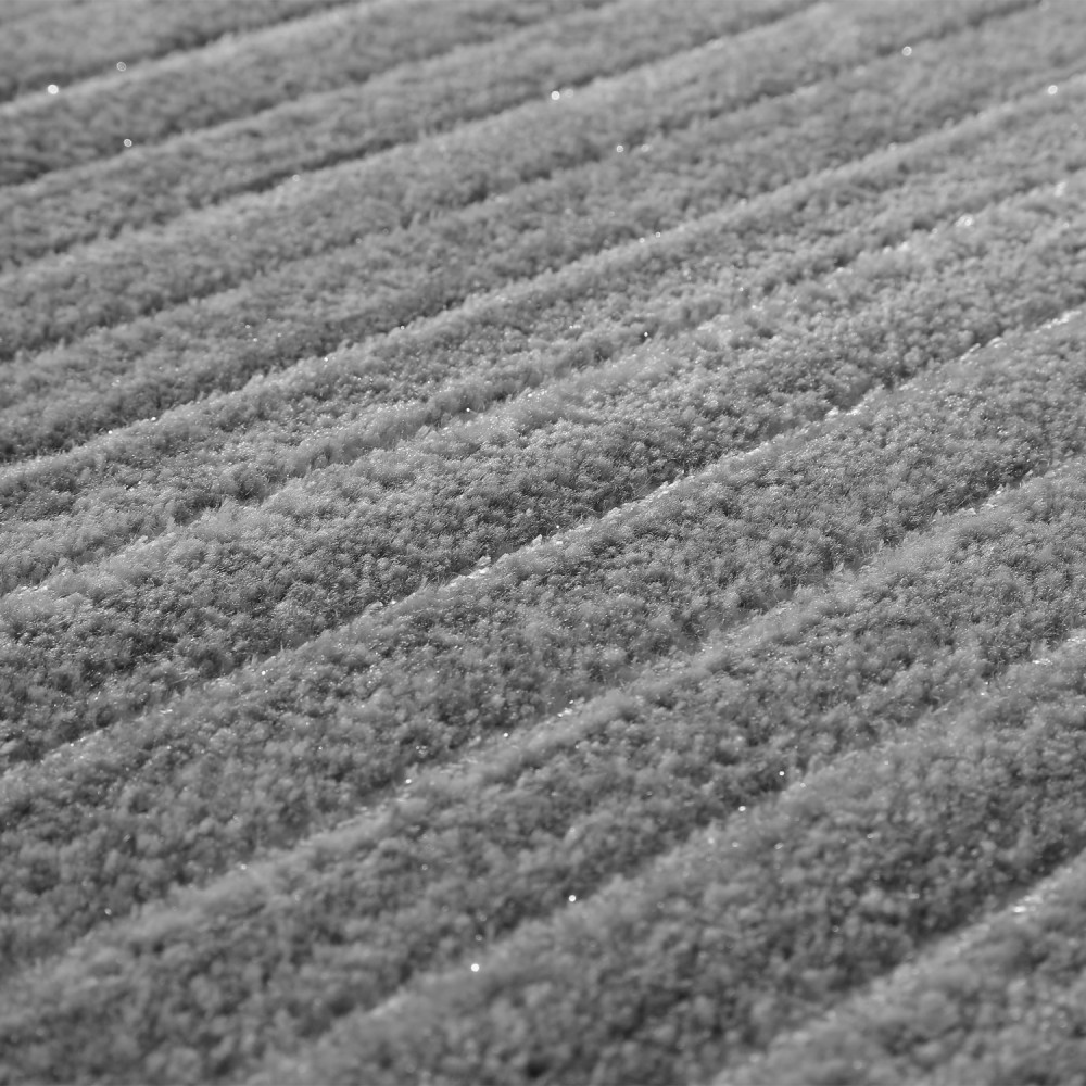 Teppich Esszimmer 3D Gestreiftes Muster Grau Modern