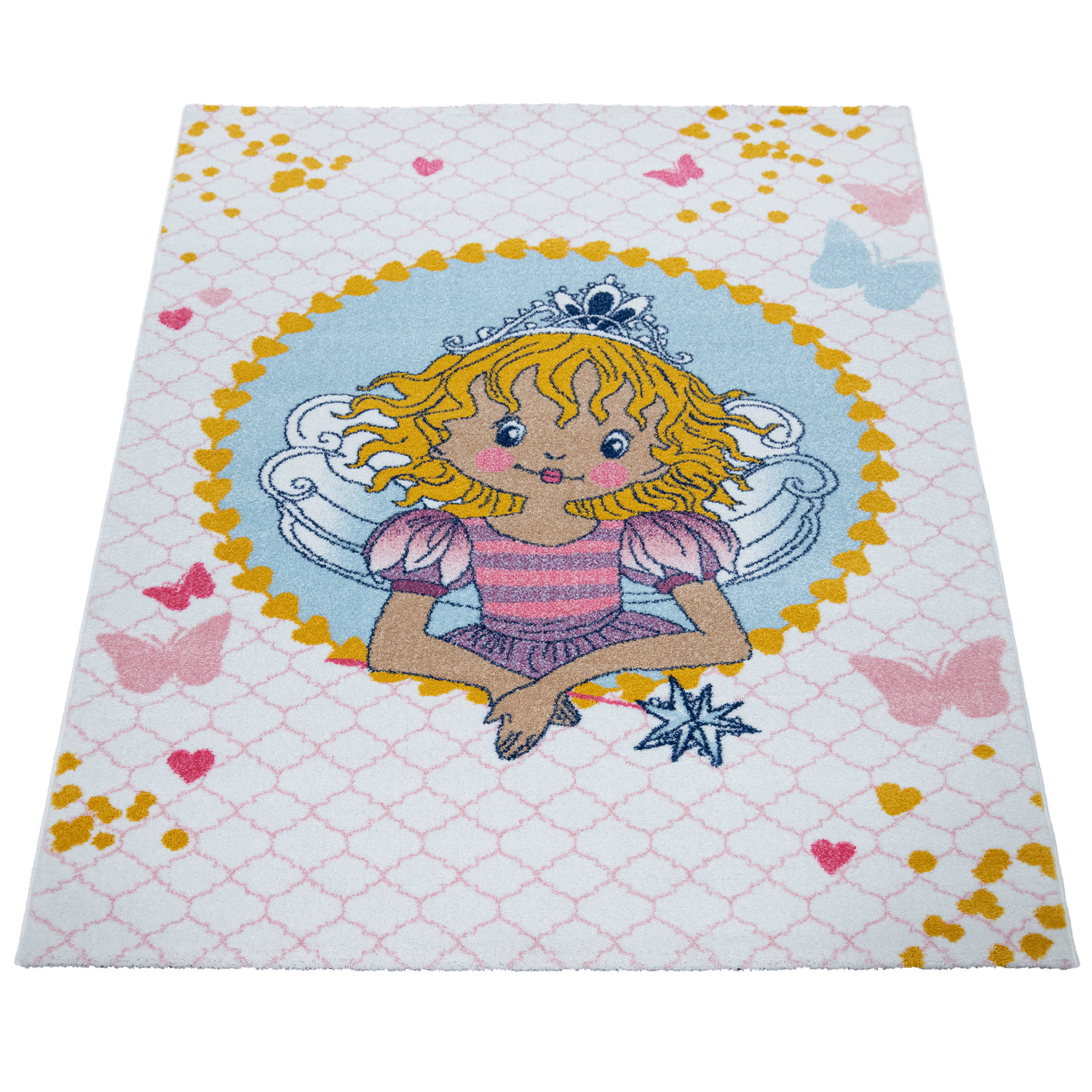 Kinder-Teppich Prinzessin Lillifee Beige 