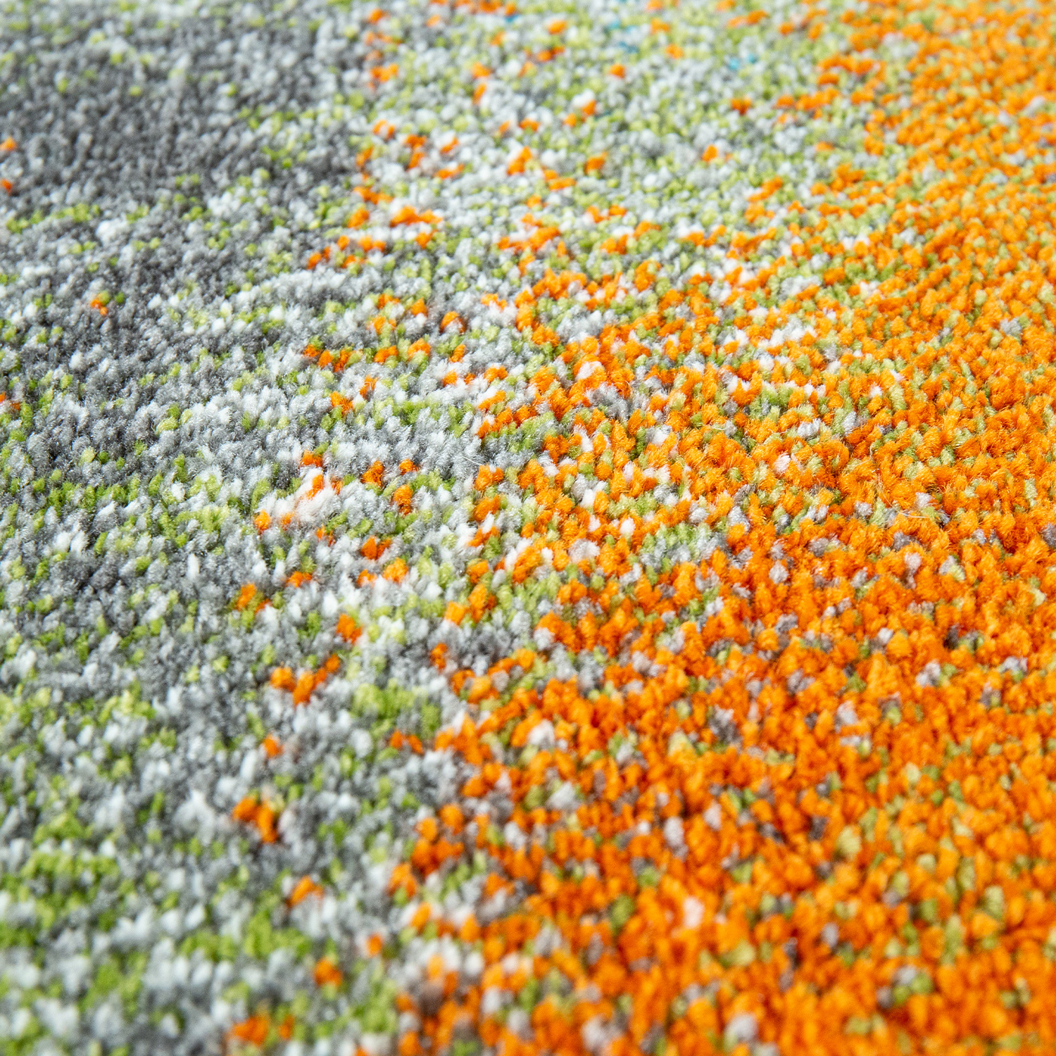 Kurzflor-Teppich Abstraktes Muster Farbverlauf Mehrfarbig 