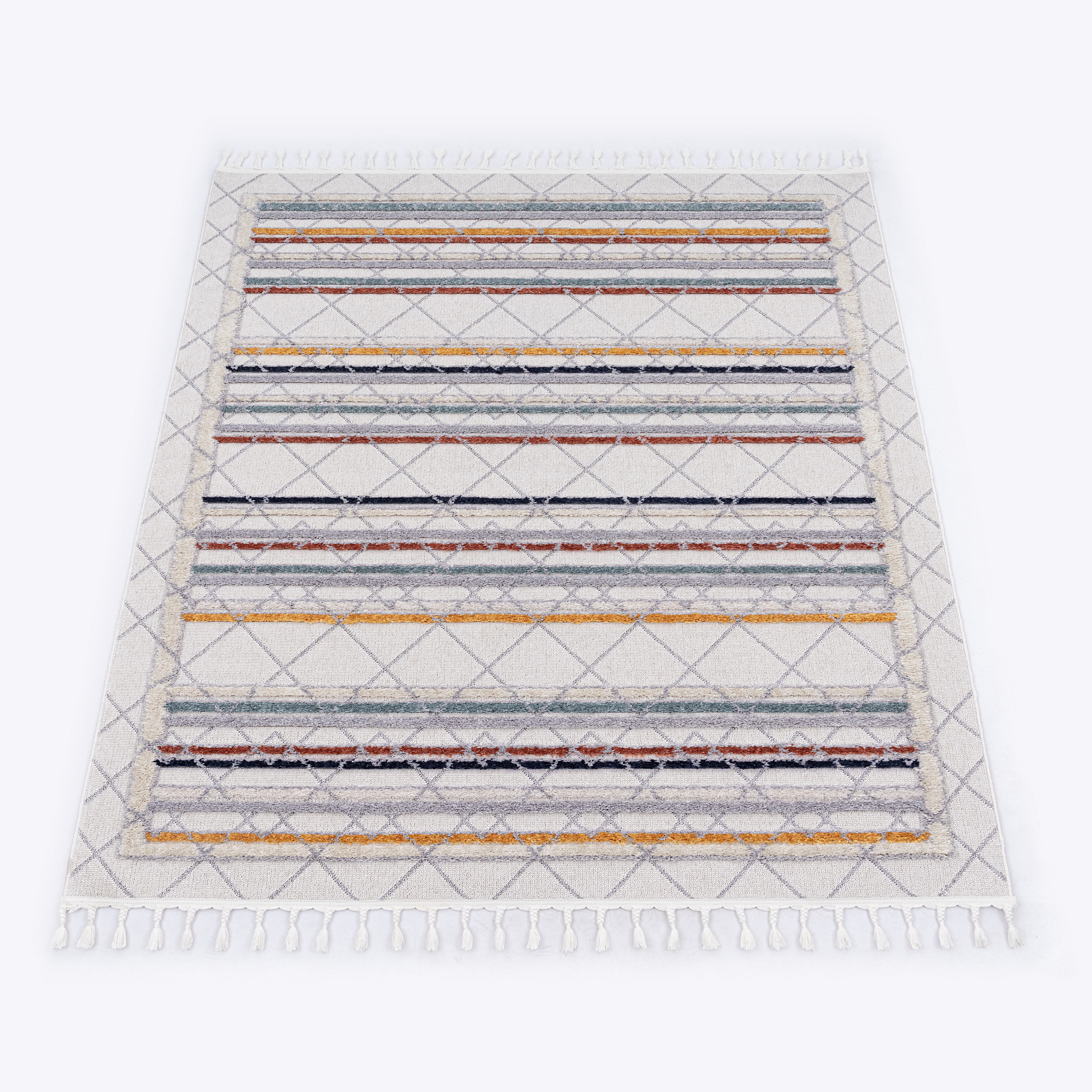 Teppich Esszimmer Boho Muster Modern Geometrisch Mehrfarbig Gemustert