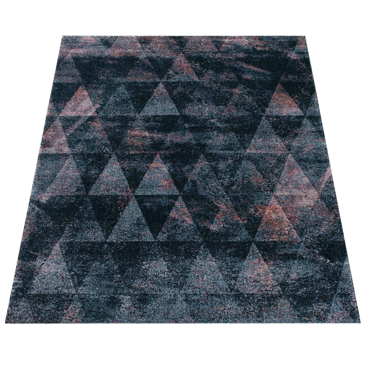Teppich Wohnzimmer Boho Geometrisches Rauten Muster Mehrfarbig 