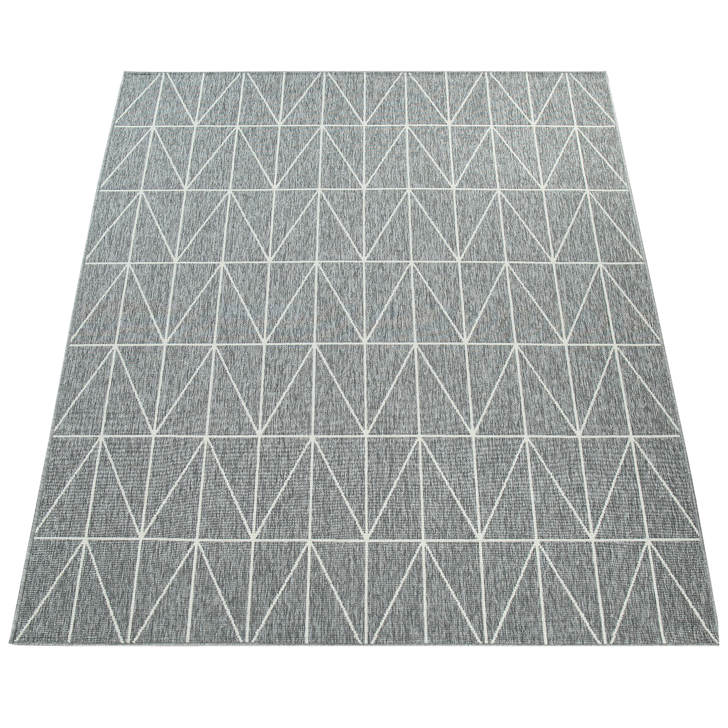 Schlafzimmer Teppich Skandinavisches Muster Modern Grau 