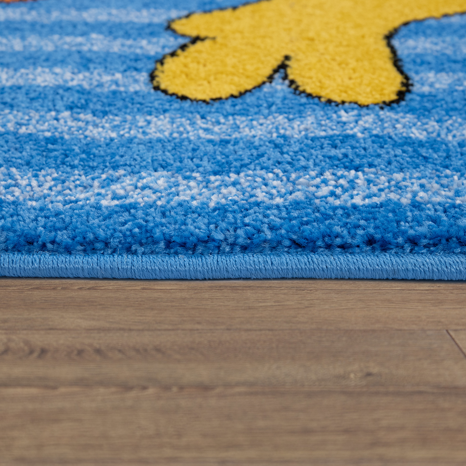 Kinder-Teppich Die Lieben Sieben-Design Blau 