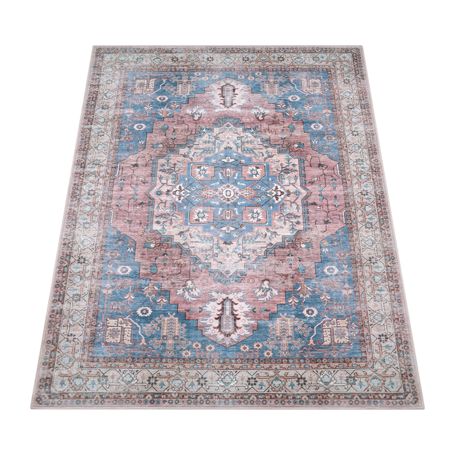 Teppich Esszimmer Mandala Muster Ornamente Modern Mehrfarbig Orientalisch