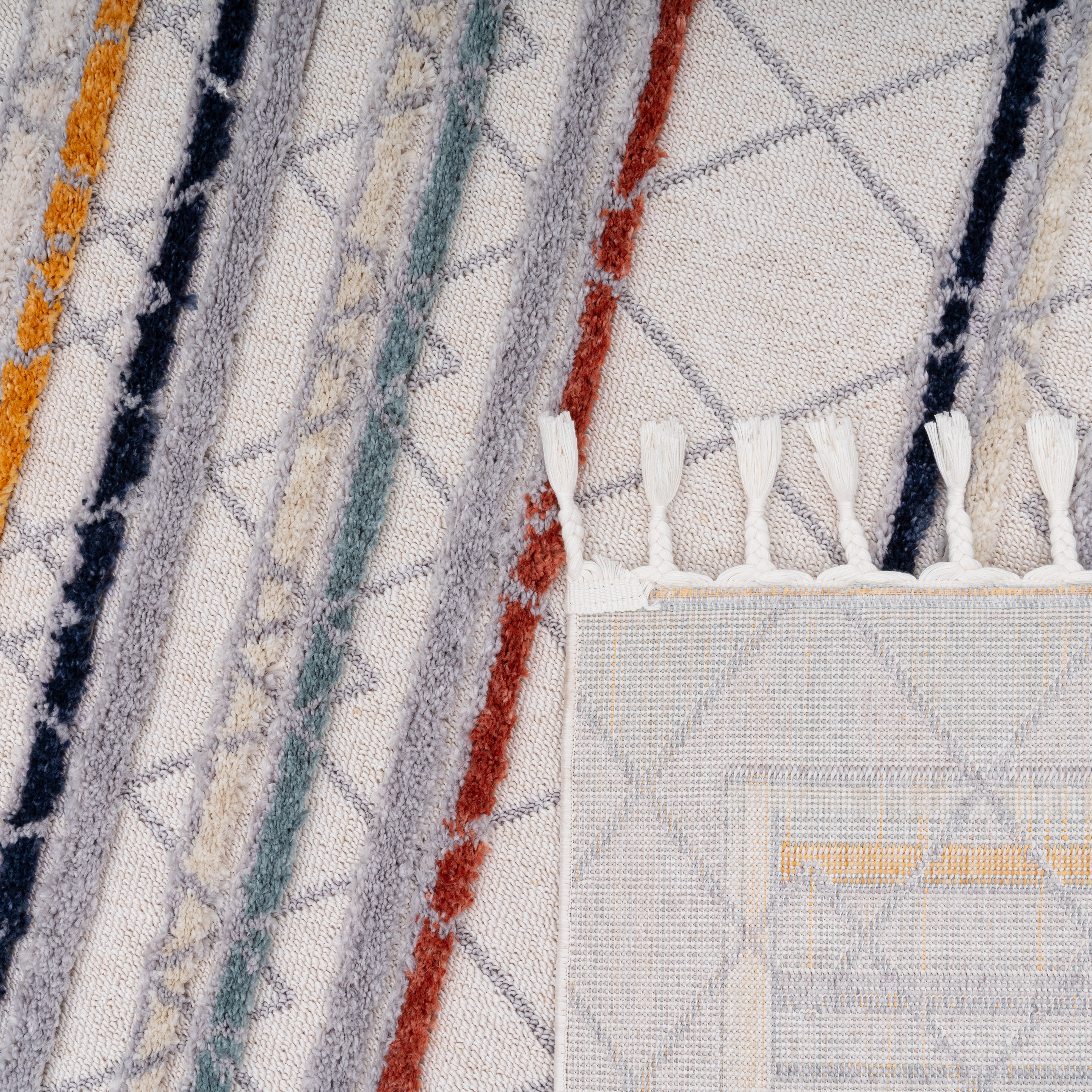Teppich Esszimmer Boho Muster Modern Geometrisch Mehrfarbig Gemustert