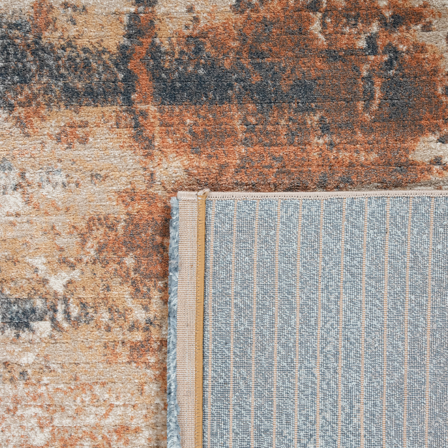Teppich Wohnzimmer Vintage Abstraktes Muster Mehrfarbig 