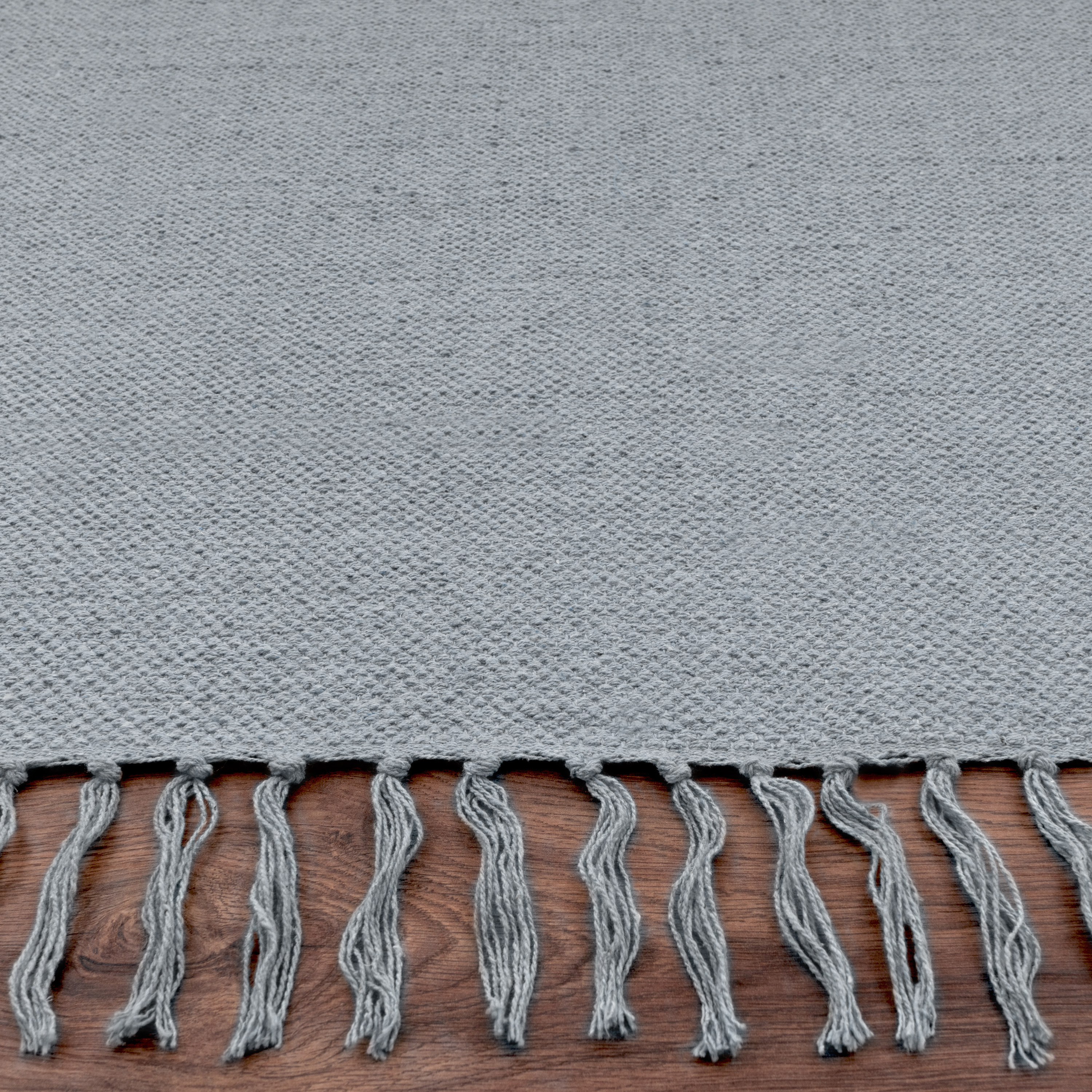 Flachgewebe-Teppich Summer Grau Modern