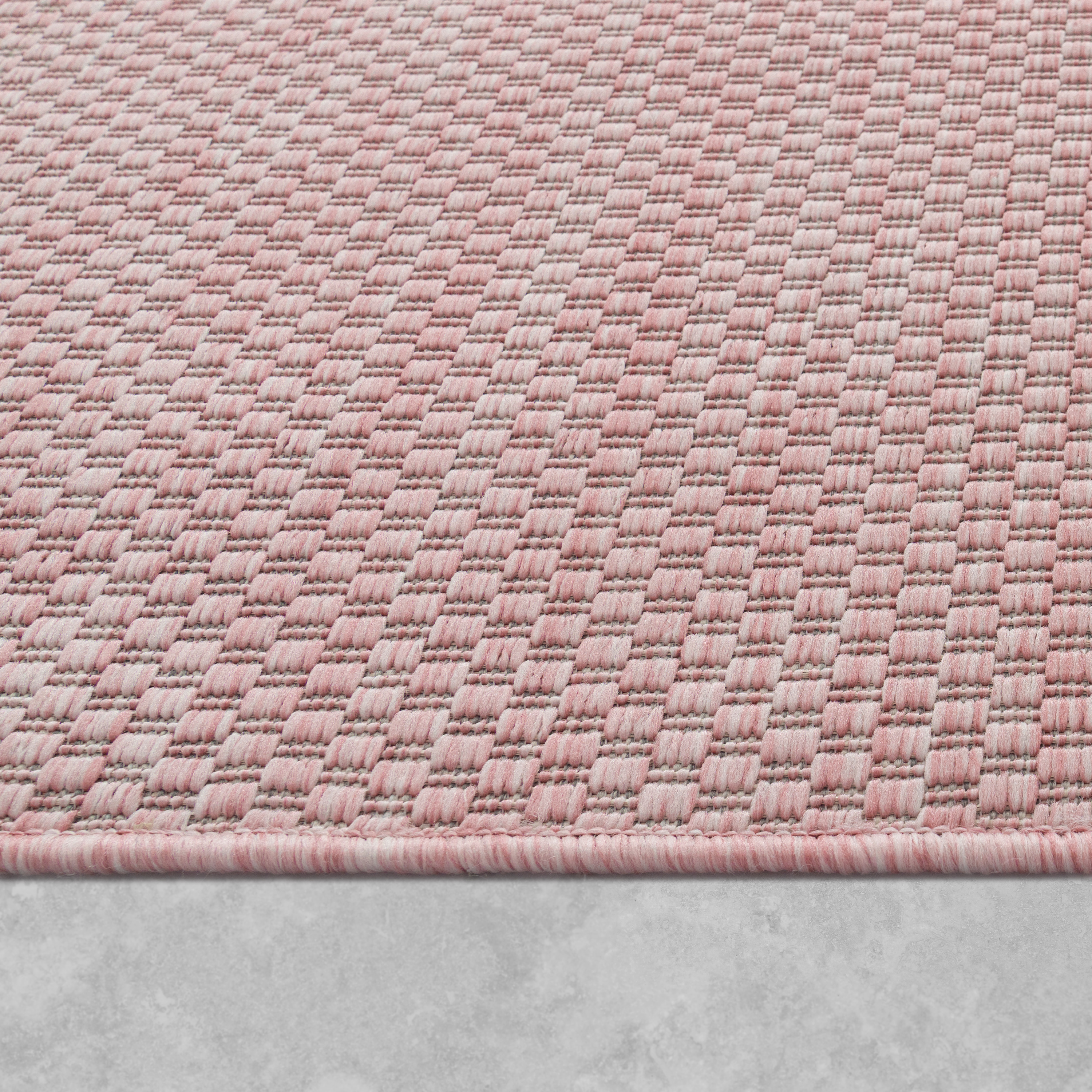 In- & Outdoor-Teppich Venezia Pink Uni