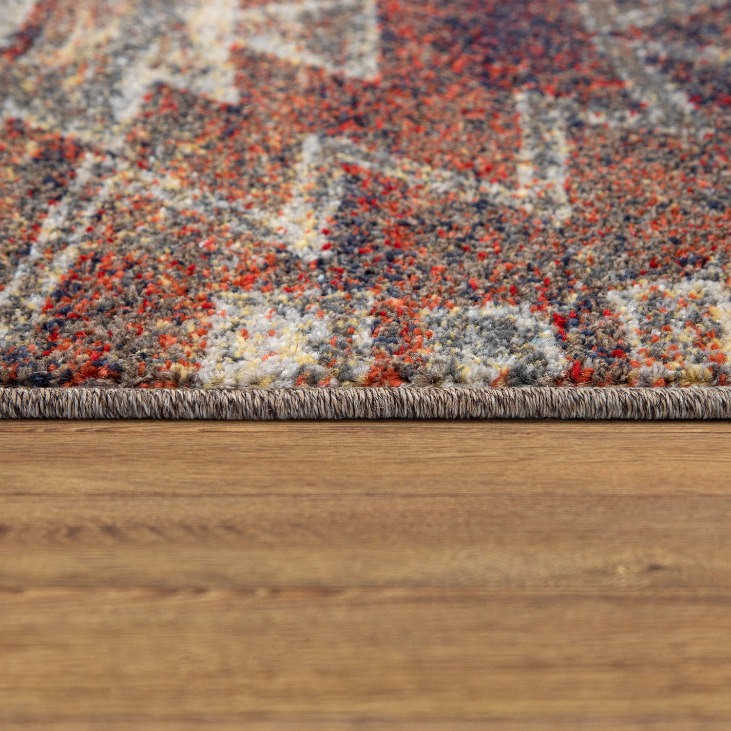 Teppich Used-Look Orient-Design Wohnzimmer Mehrfarbig 