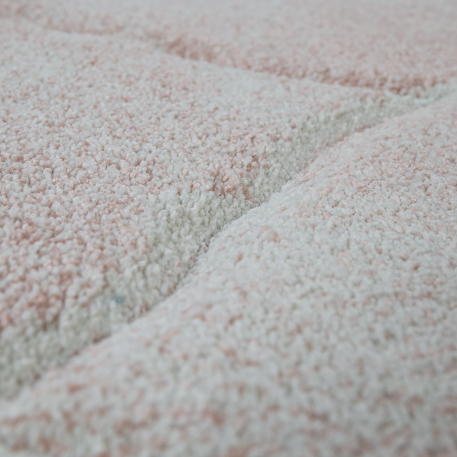 Kurzflor Teppich Wohnzimmer Pastell Orient Muster Pink 