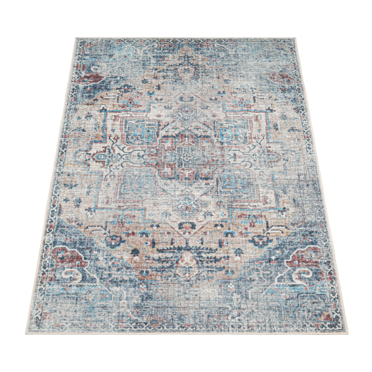 Teppich Esszimmer Vintage Orientalisches Design Mehrfarbig Orientalisch