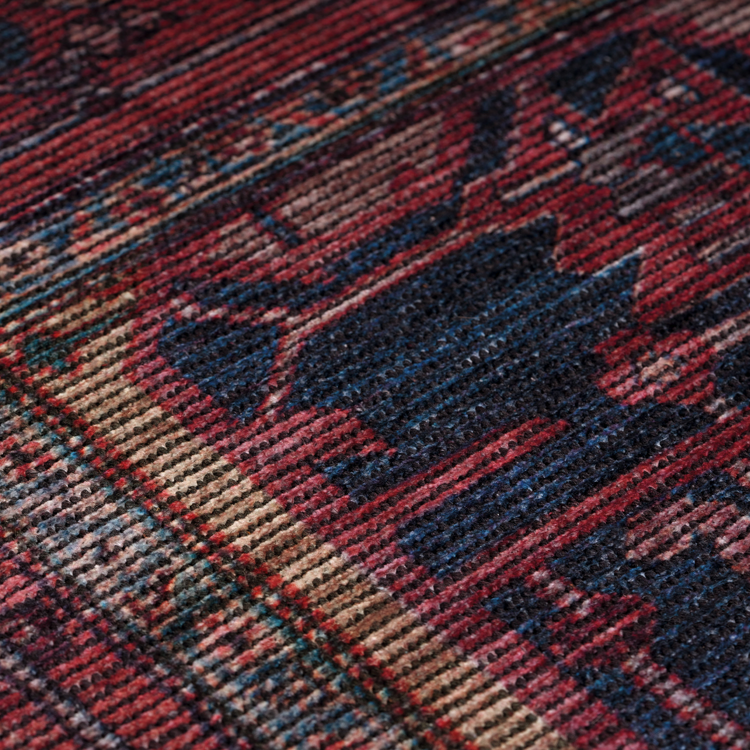 Teppich Esszimmer Orient Vintage Design Modern Rot Orientalisch