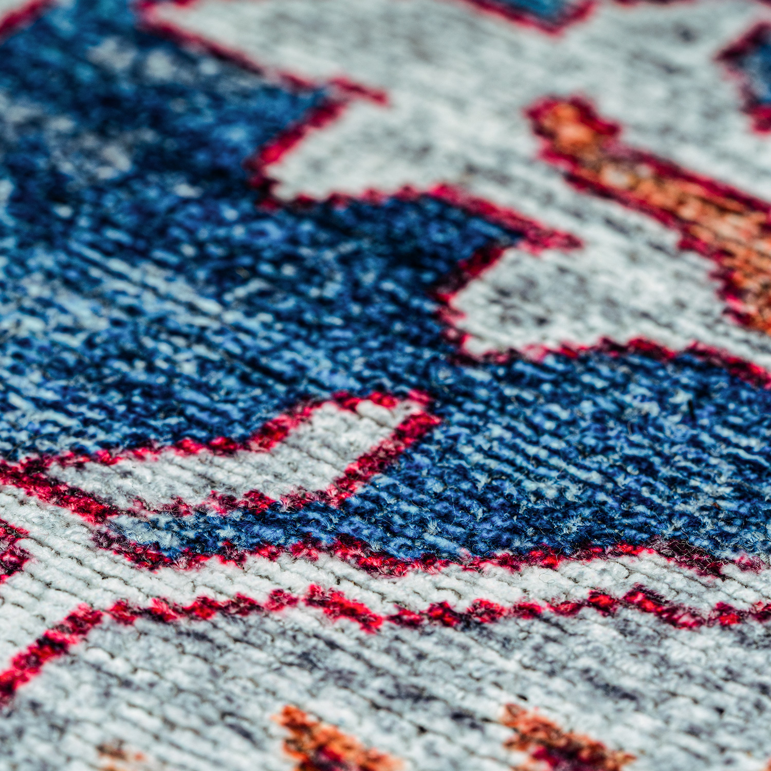 Teppich Esszimmer Modernes Mandala Muster Türkis Vintage