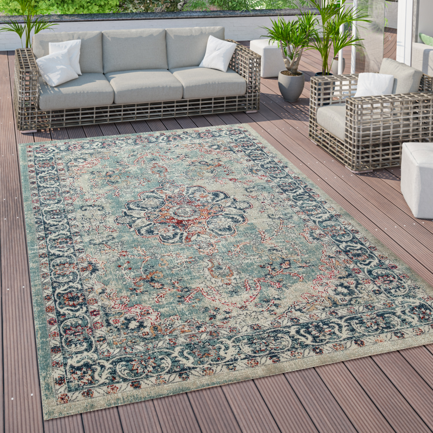 In- & Outdoor-Teppich Isabella | Mehrfarbig | 80x150 cm | 10P315P1P18V2
