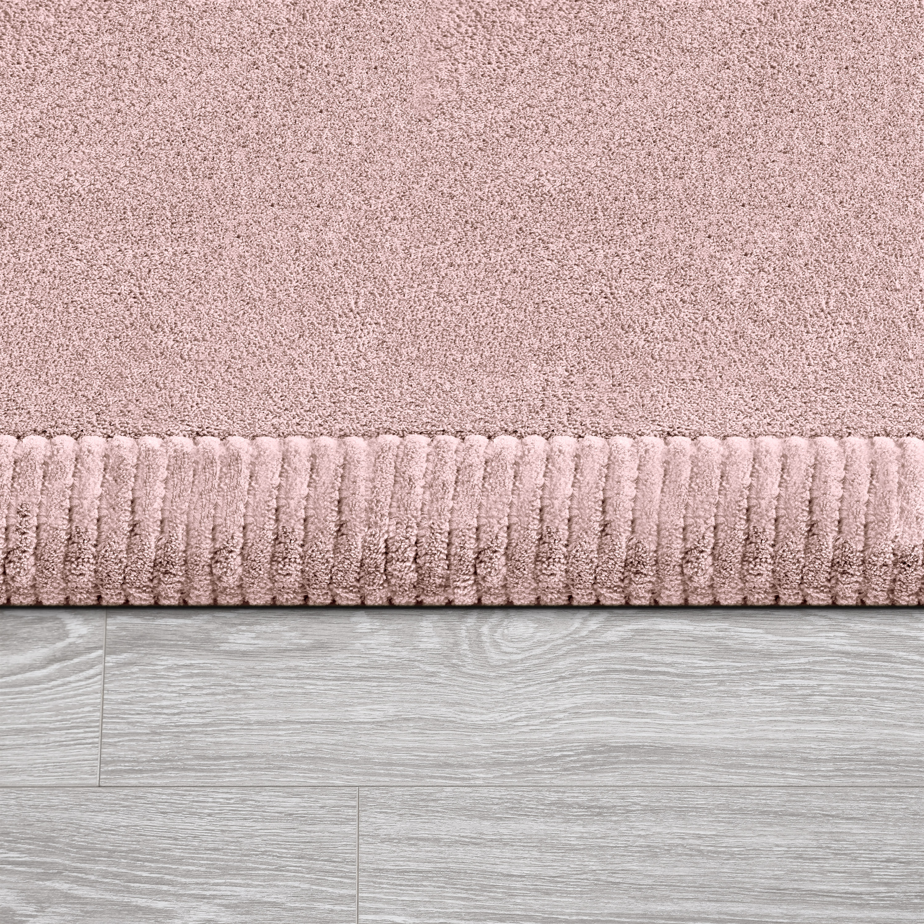 Waschbarer Kinderteppich Atami Pink Uni