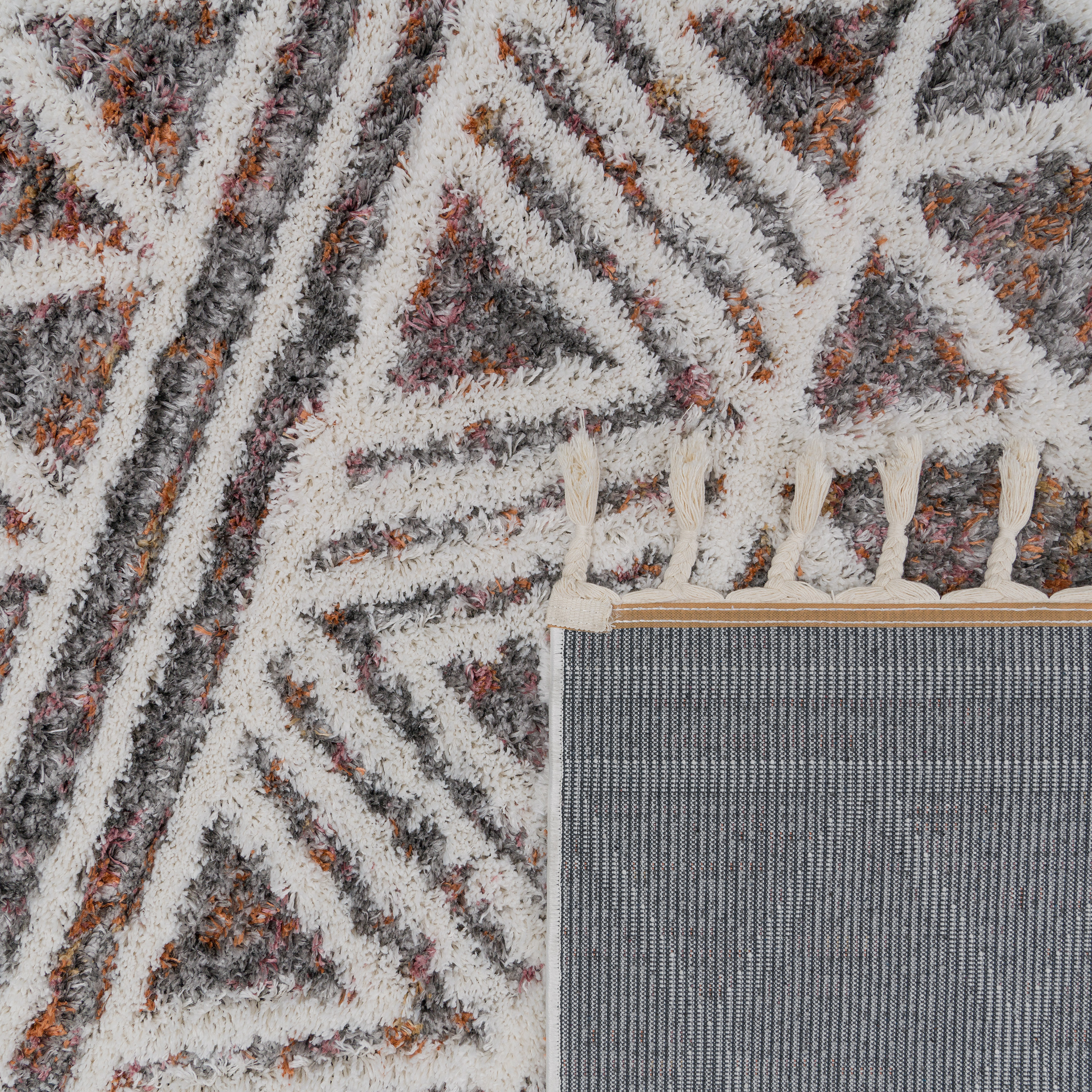 Teppich Esszimmer Skandi Geometrisches Muster Mehrfarbig Skandinavisch