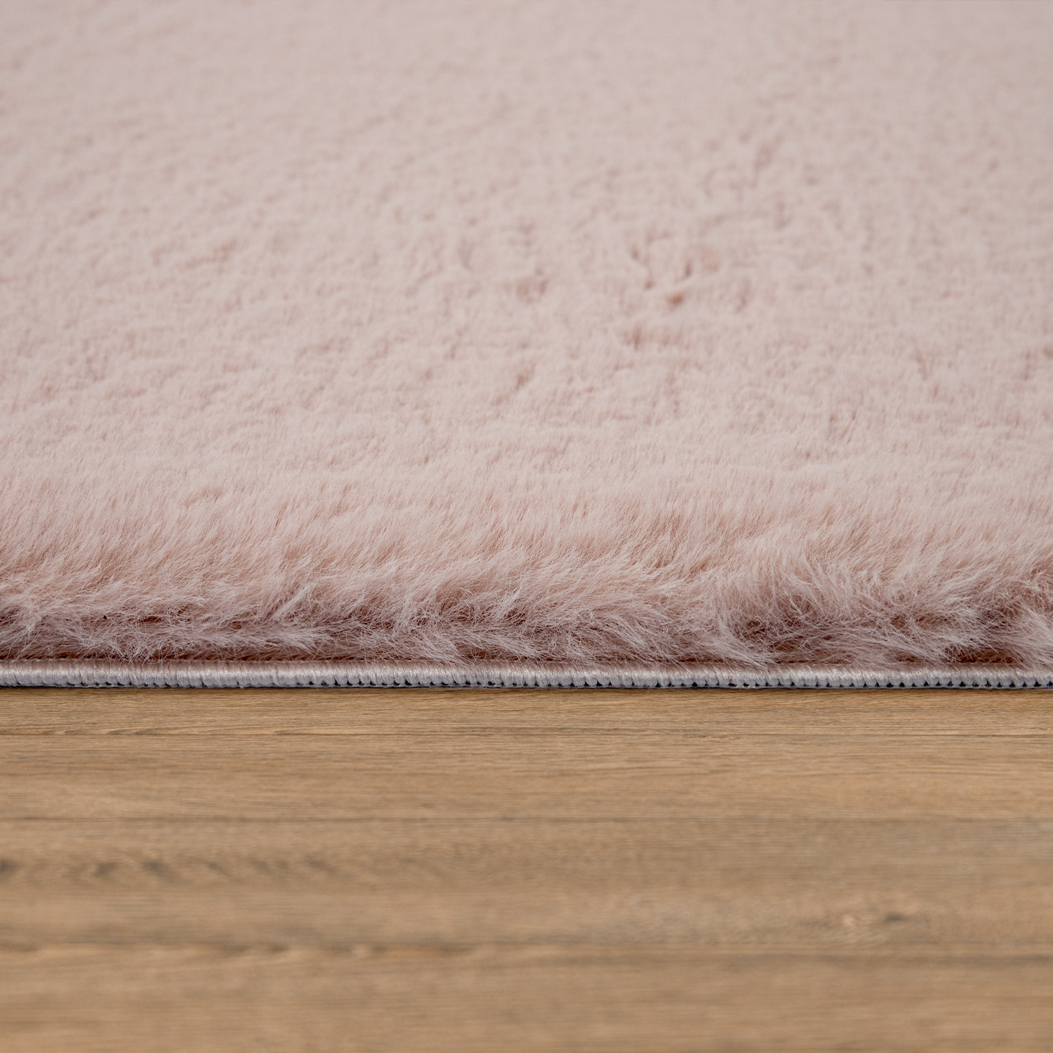 Flauschiger-Teppich Solina Pink Modern