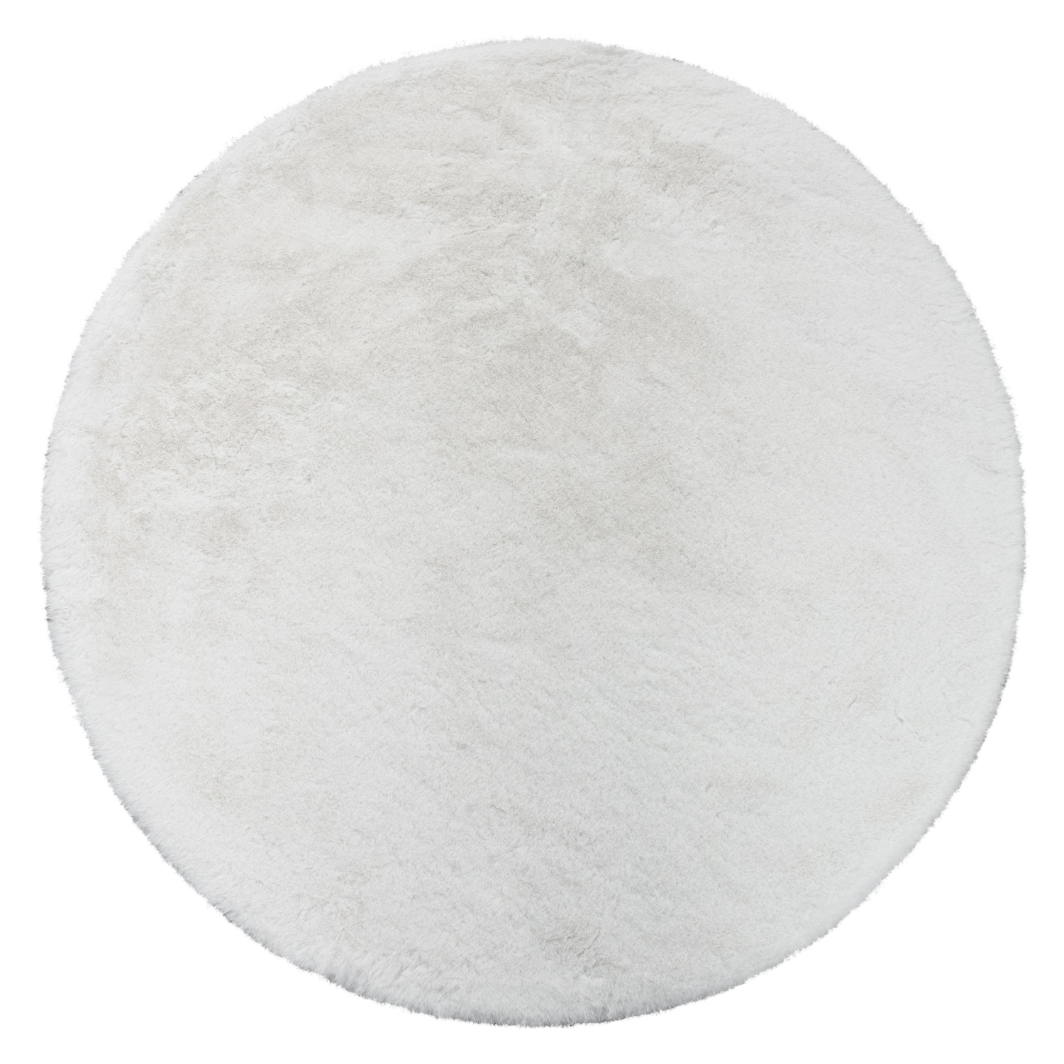 Flauschiger-Teppich Solina Weiß Modern