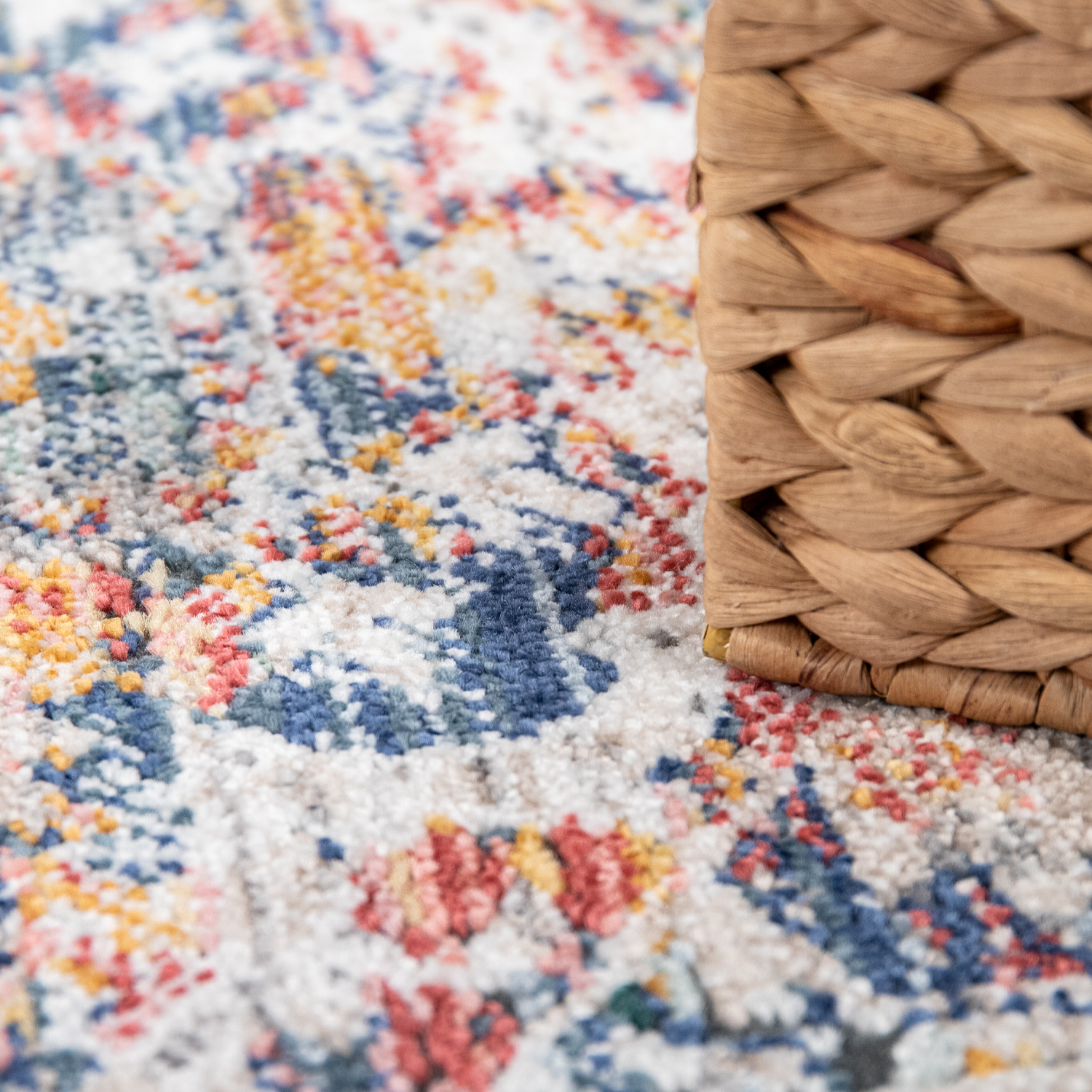 Teppich Schlafzimmer Pastell Orientalisches Muster Mehrfarbig Orientalisch