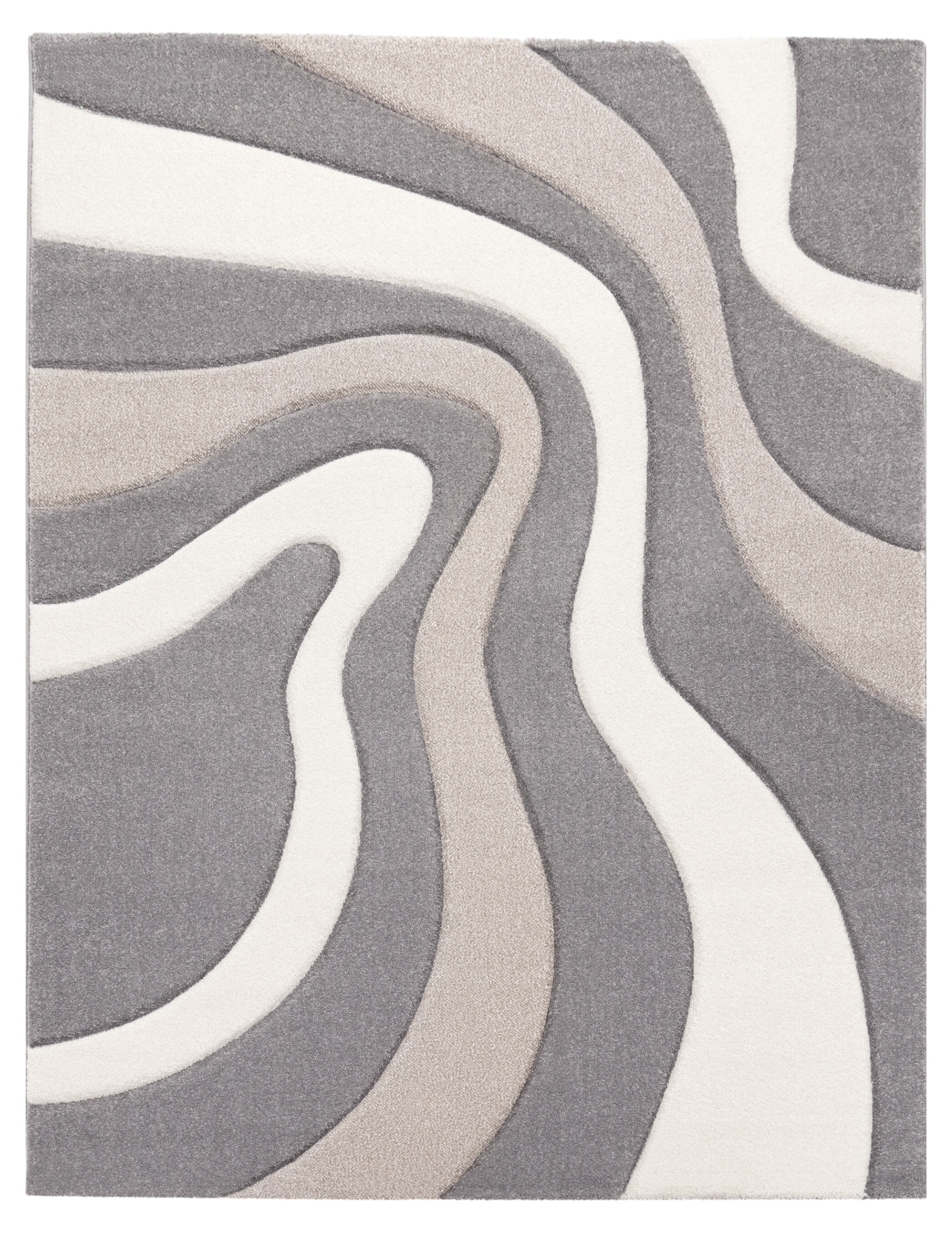Moderner-Teppich Diamora Grau Modern