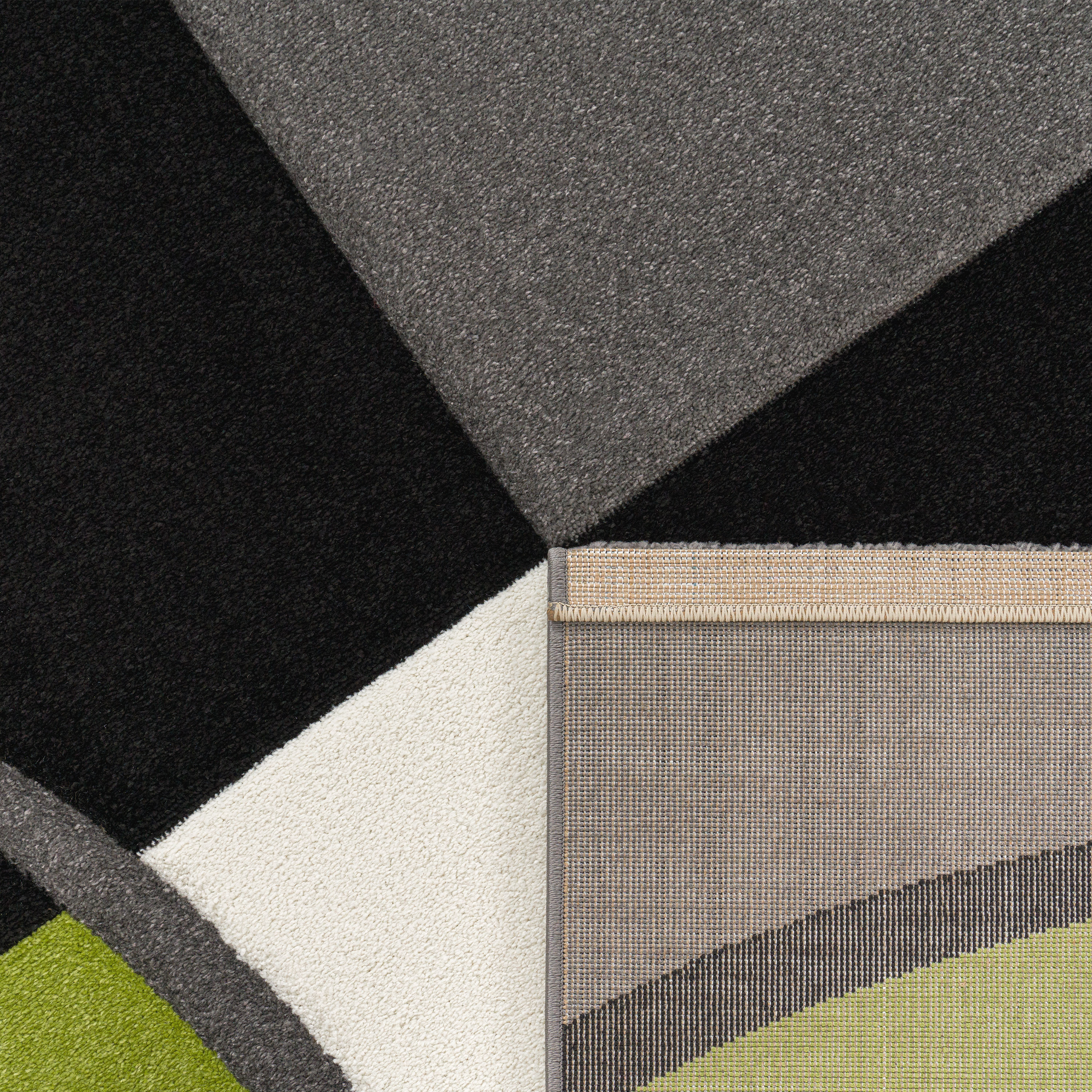 Moderner-Teppich Diamora Grün 