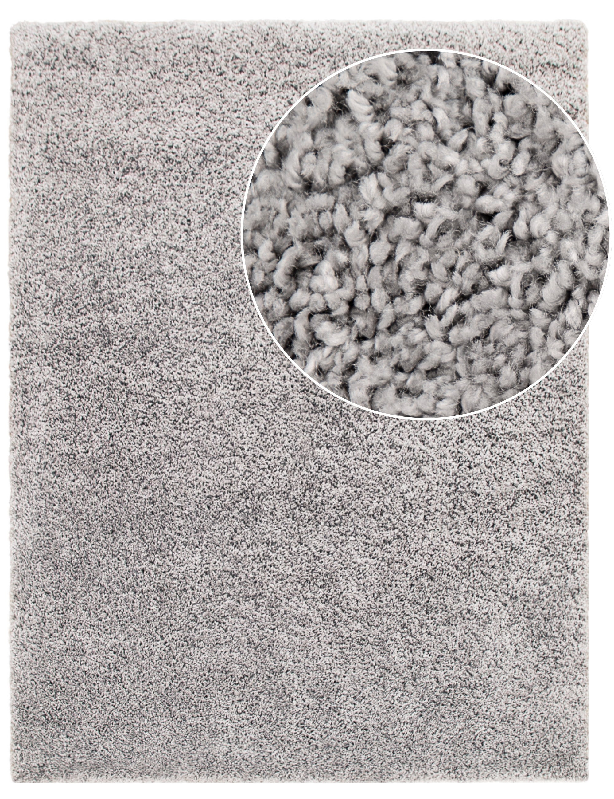 Hochflor-Teppich Arizona Grau Modern