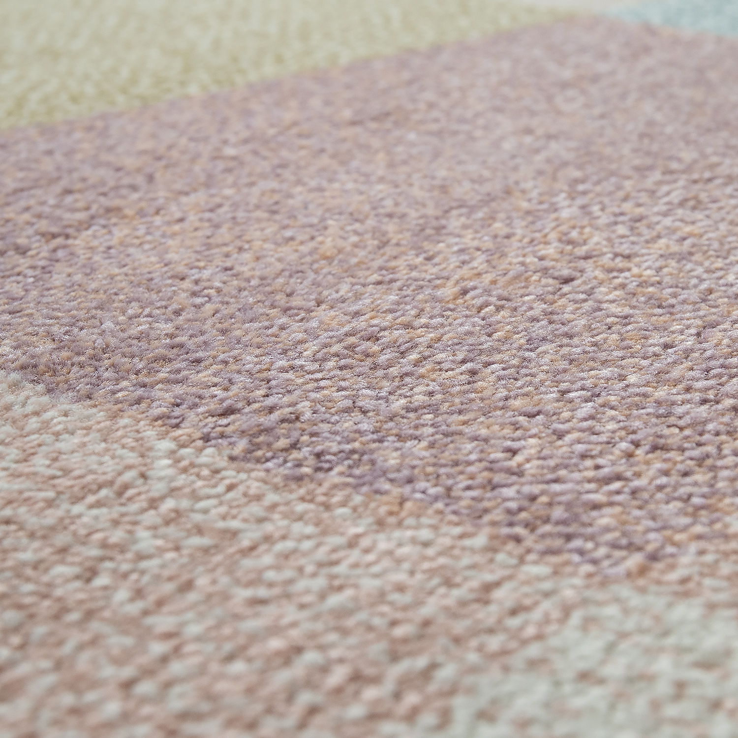 Teppich Wohnzimmer Pastellfarben Muster Design Mehrfarbig 