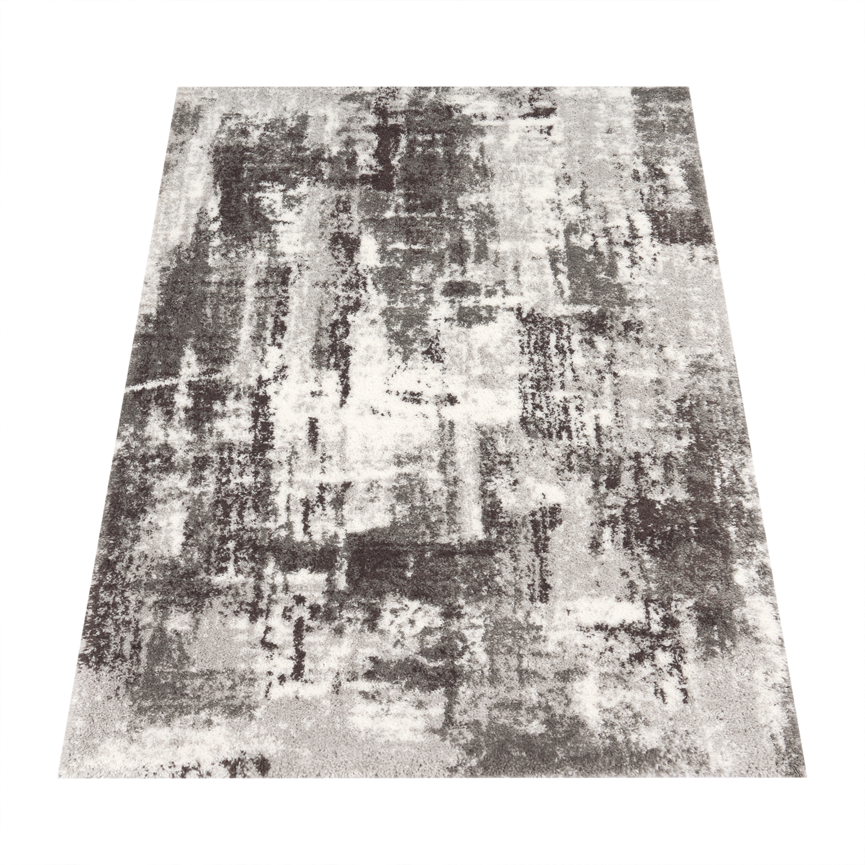 Teppich Esszimmer Mit Abstraktem Muster Soft Grau Vintage