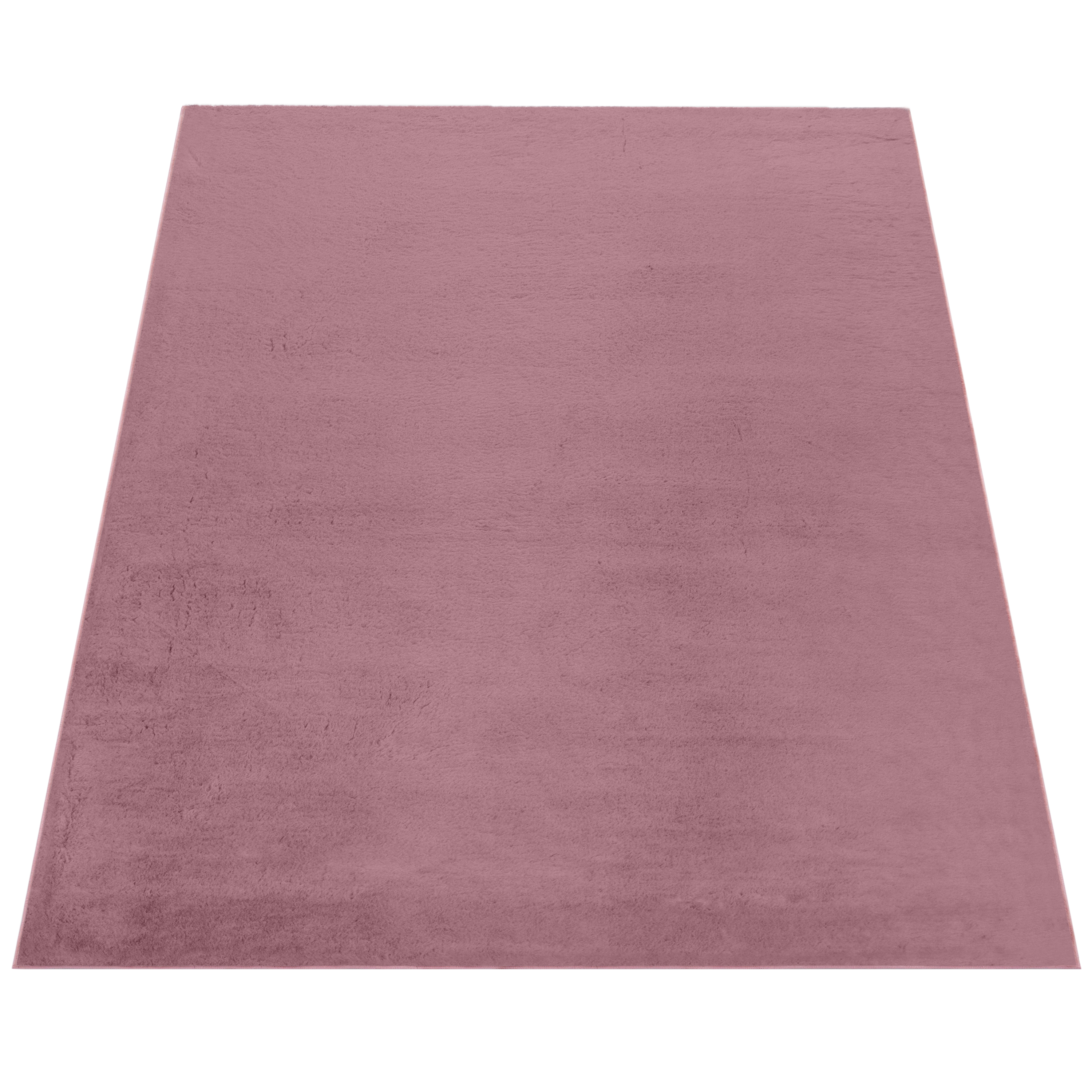 Flauschiger-Teppich Solina Beerenfarben Modern