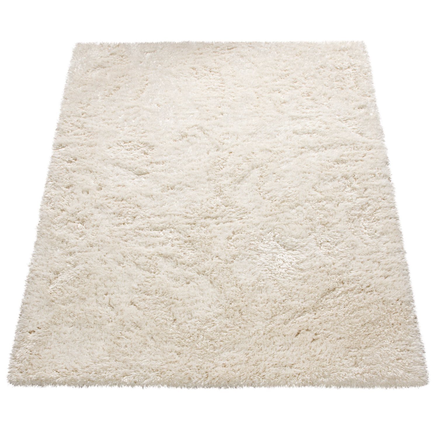 Hochflor-Teppich Milan Weiß 
