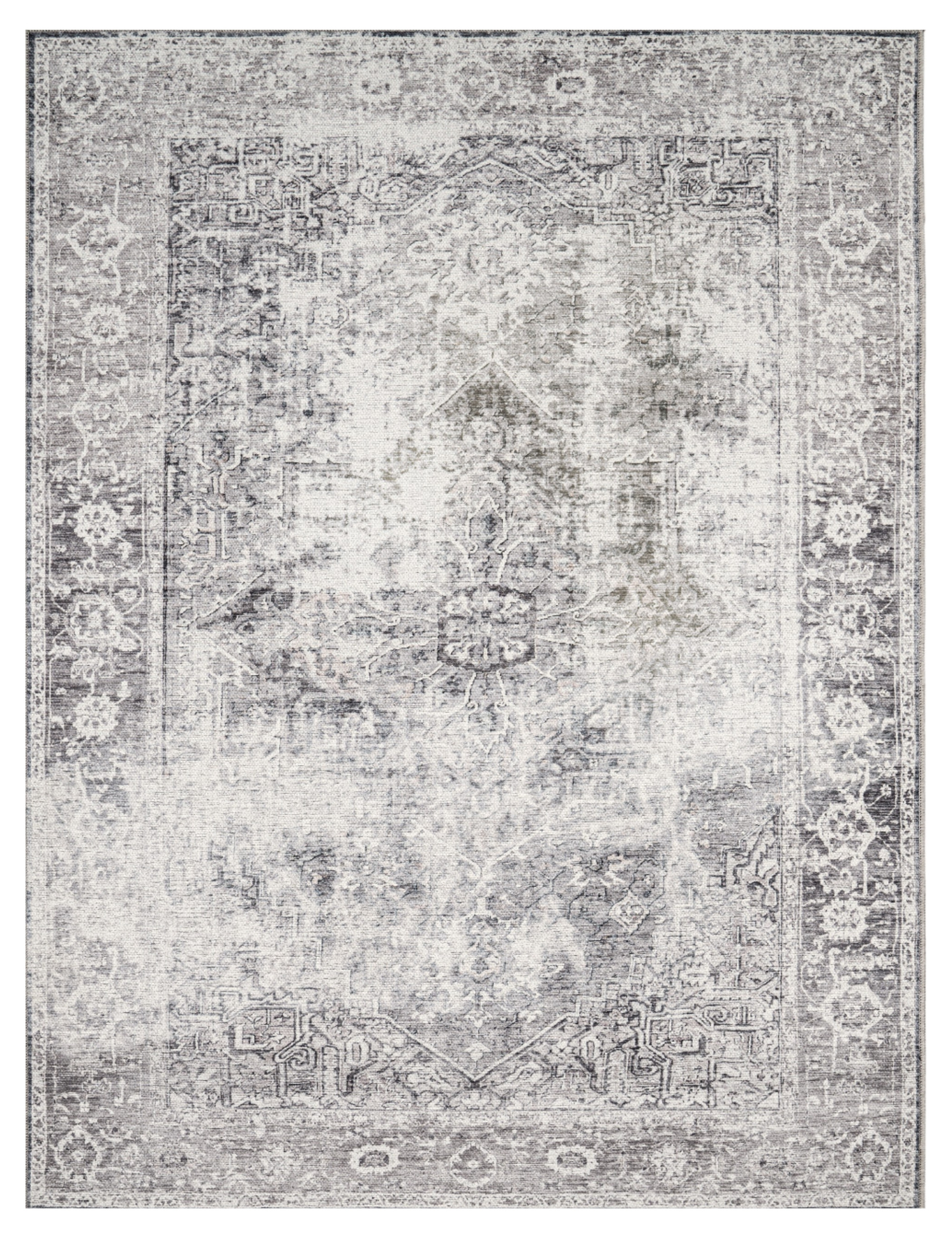Waschbarer Teppich Leoni Beige Orientalisch